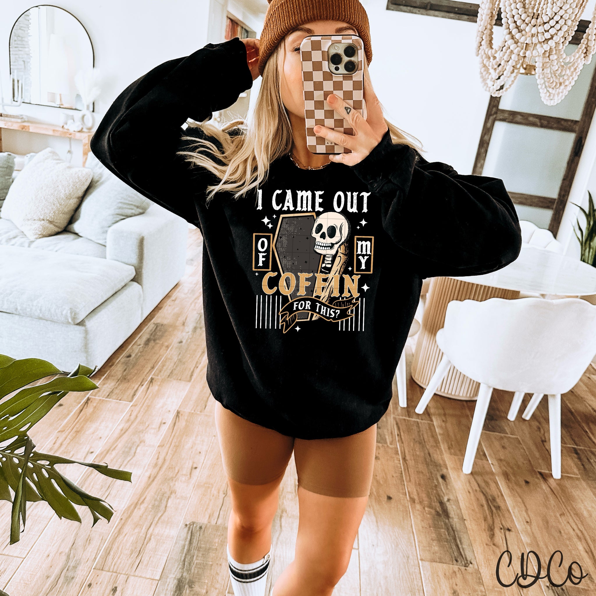 I Came Out Of My Coffin / White - 8323 DTF