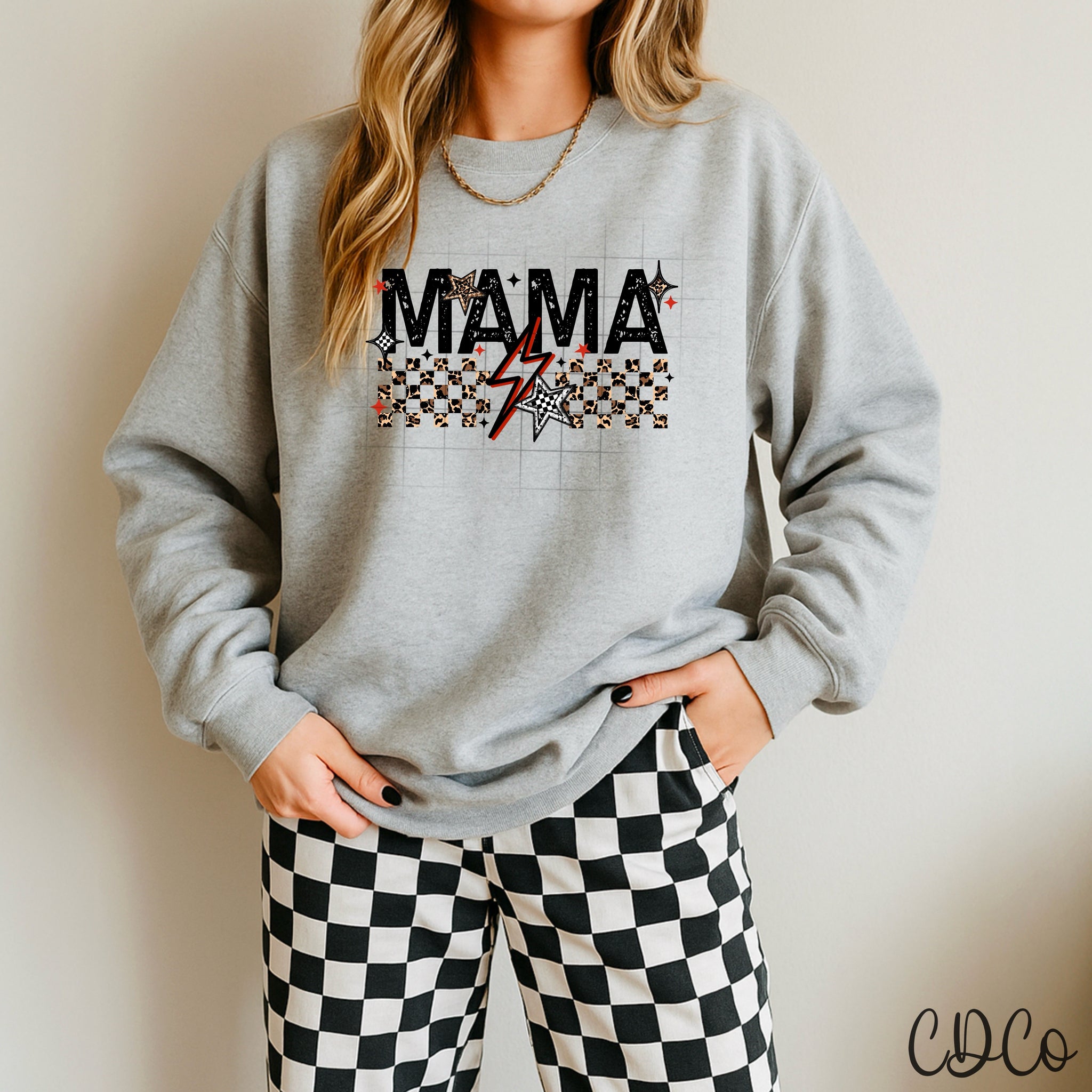 Mama / Black - 8338 DTF