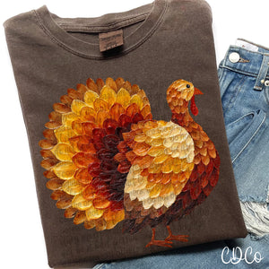 Painted Turkey 6567 DTF