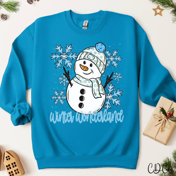 Winter Wonderland Snowman  8360 DTF