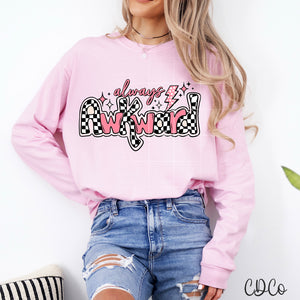 Always Awkward Pink 3485 DTF