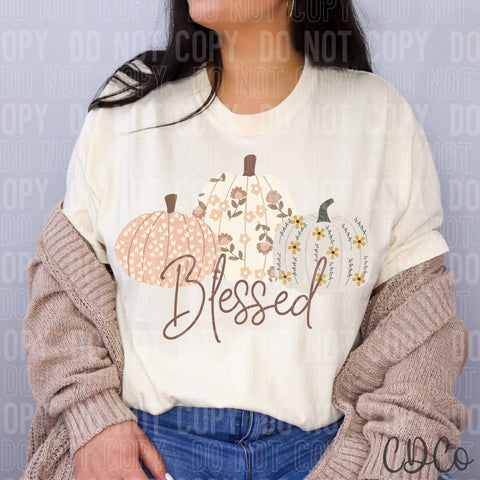Blessed Tan Pumpkins 6643 DTF