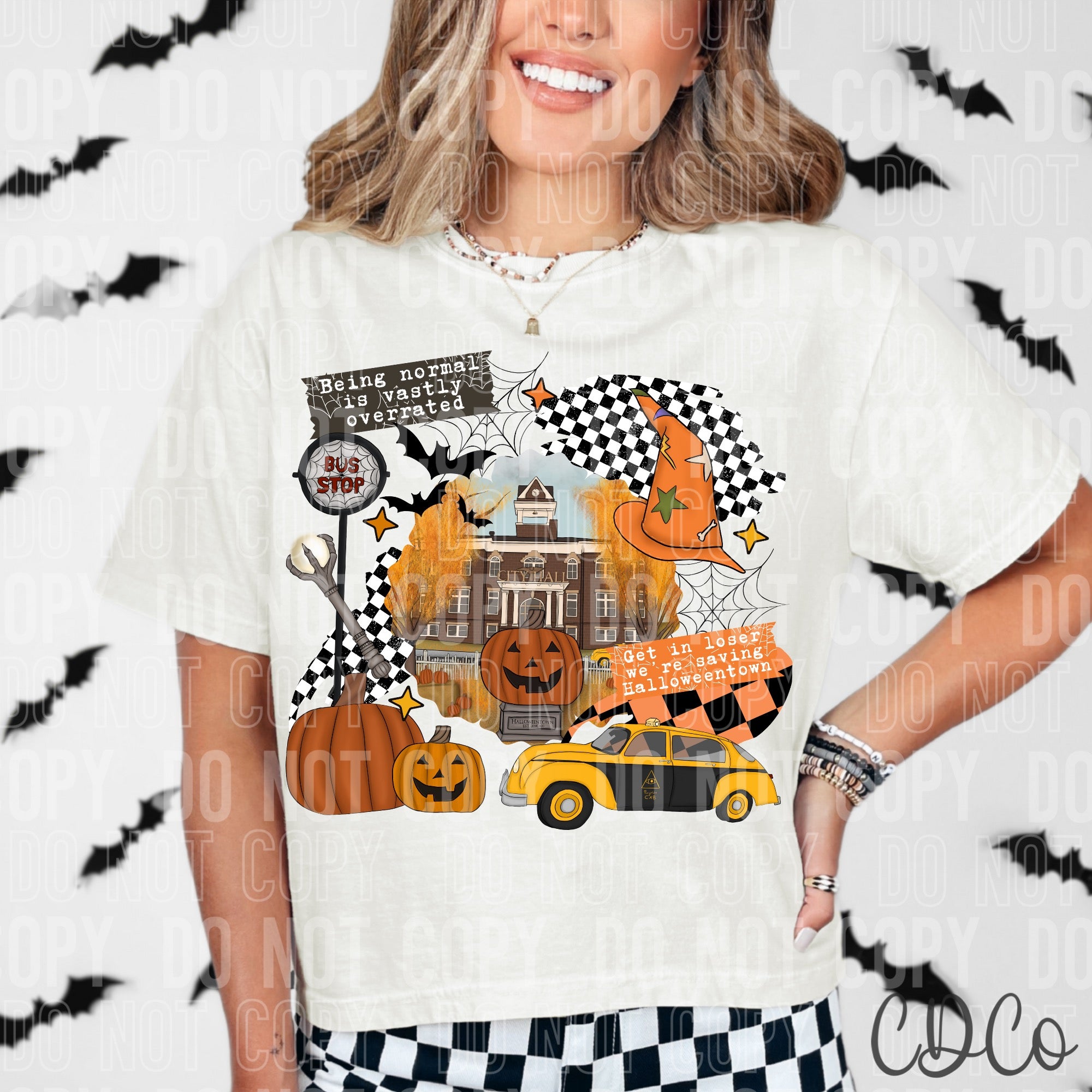 Halloween Collage HT 6655 DTF