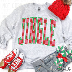 Jingle Checkered Christmas 6648 DTF