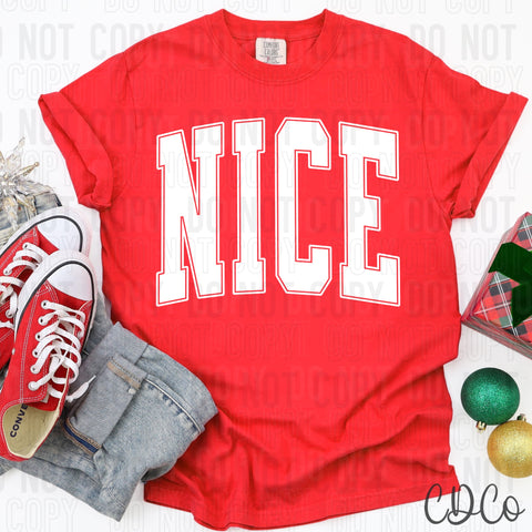 Nice Oversized Christmas 6649 DTF