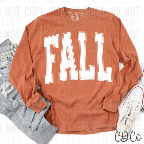 Fall Oversized White 6650 DTF