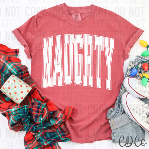 Naughty Oversized Christmas 6651 DTF