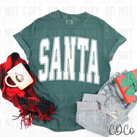 Santa Oversized Christmas 6652 DTF