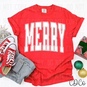 Merry Oversized Christmas 6653 DTF