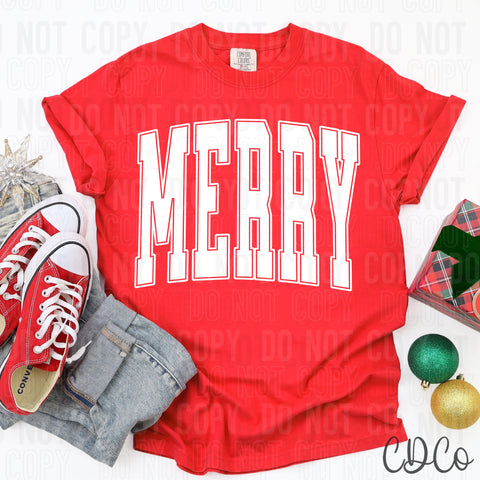 Merry Oversized Christmas 6653 DTF