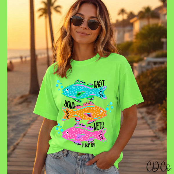 Casts Your Nets - 9617 DTF - Chase Design Co.