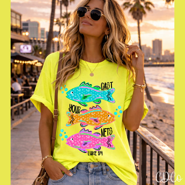 Casts Your Nets - 9617 DTF - Chase Design Co.