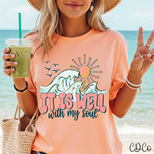 It Is Well With My Soul - 9623 DTF - Chase Design Co.