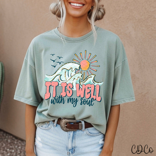 It Is Well With My Soul - 9623 DTF - Chase Design Co.