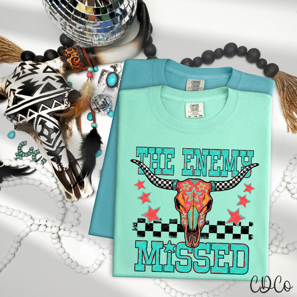The Enemy Missed - 9632 DTF - Chase Design Co.