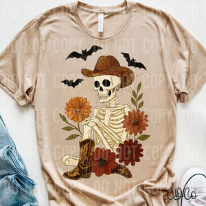 Country Western Skeleton 6682 DTF