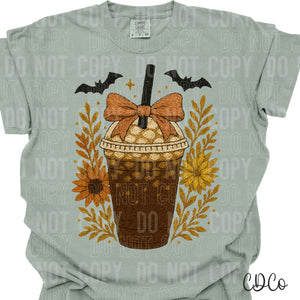 Halloween Coffee Floral 6690 DTF