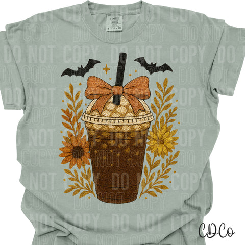 Halloween Coffee Floral 6690 DTF