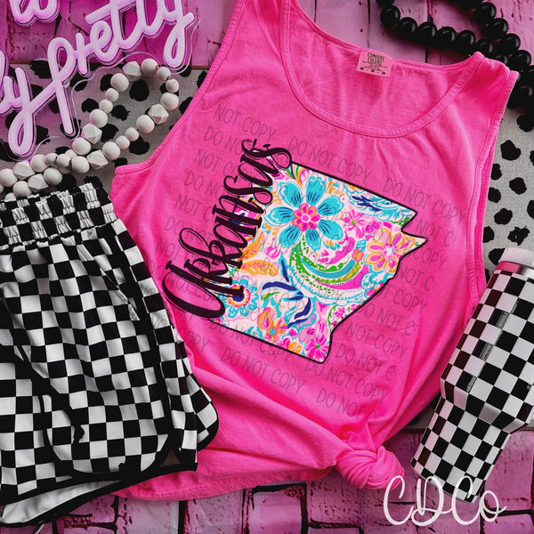 Paisley Floral States DTF (AL-KS)