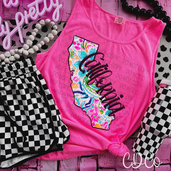 Paisley Floral States DTF (AL-KS)
