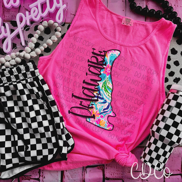 Paisley Floral States DTF (AL-KS)