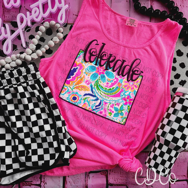 Paisley Floral States DTF (AL-KS)