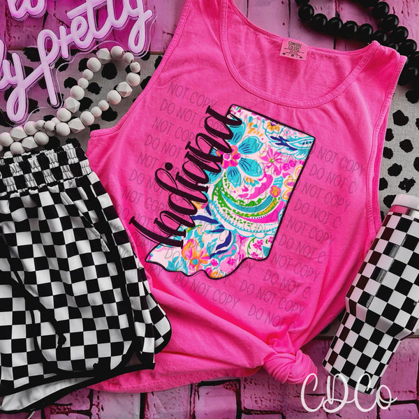 Paisley Floral States DTF (AL-KS)