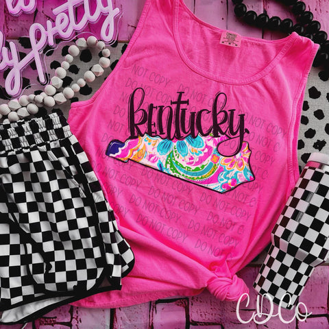 Paisley Floral States DTF (KY-NY)