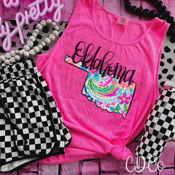Paisley Floral States DTF (NC-WV)