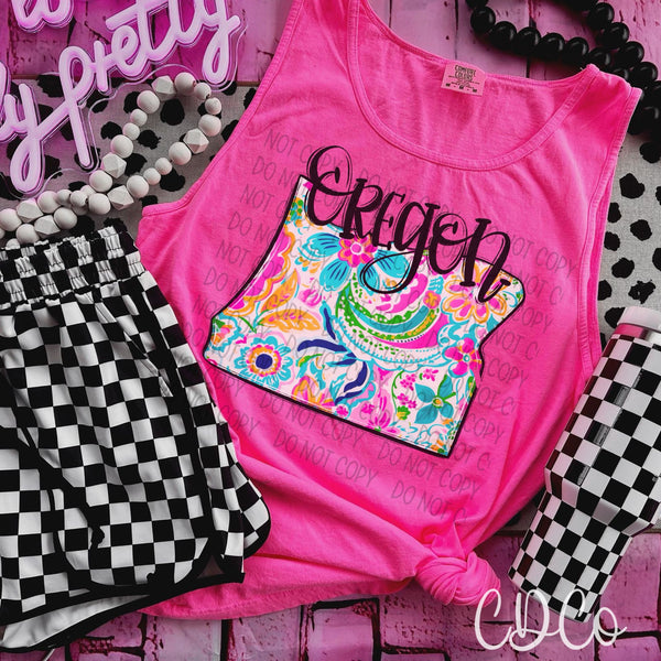 Paisley Floral States DTF (NC-WV)