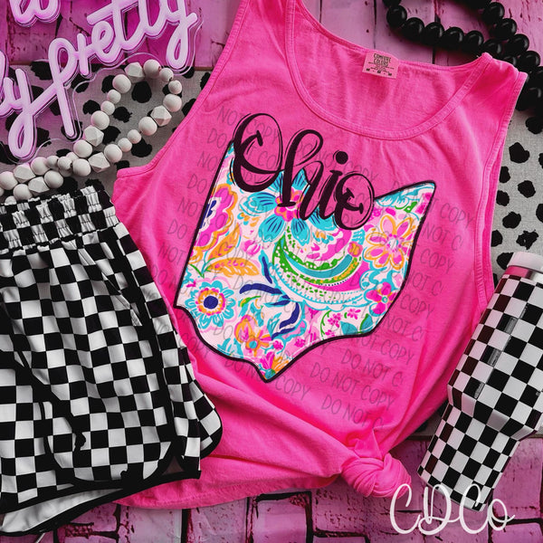 Paisley Floral States DTF (NC-WV)