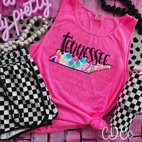 Paisley Floral States DTF (NC-WV)