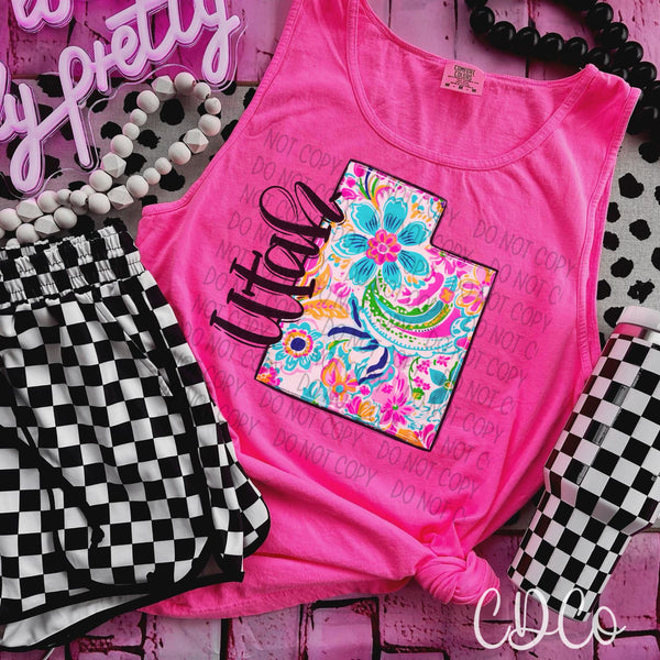 Paisley Floral States DTF (NC-WV)