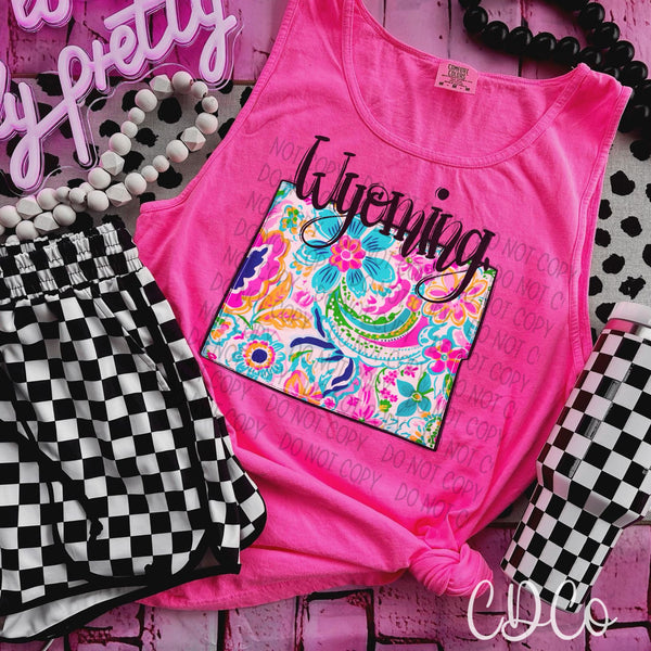 Paisley Floral States DTF (WI-WY)