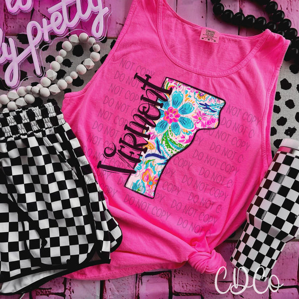 Paisley Floral States DTF (NC-WV)