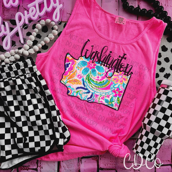 Paisley Floral States DTF (NC-WV)