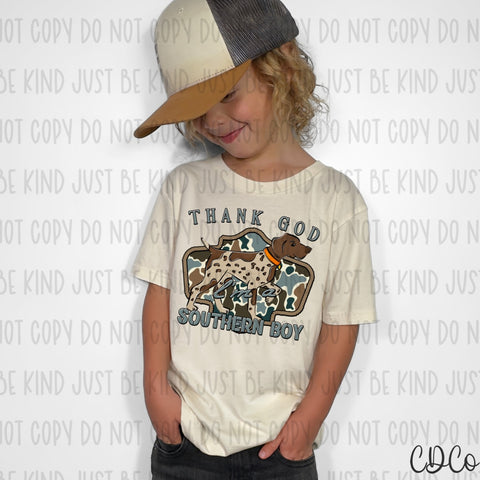Thank god I'm A Southern Boy / Dog - 8653 DTF