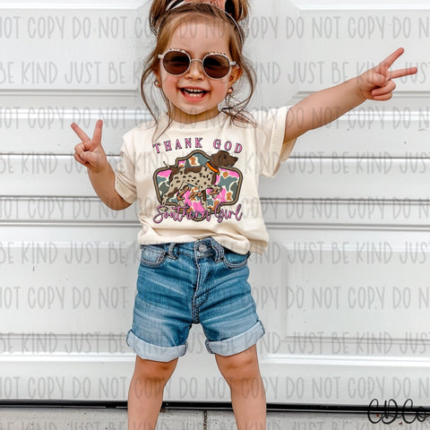 Thank god I'm A Southern Girl / Dog - 8656 DTF