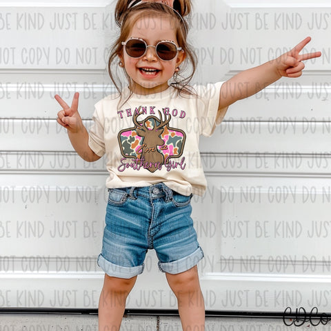 Thank god I'm A Southern Girl / Deer - 8657 DTF