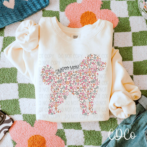 Dog Mom Floral 5 of 6 DTF