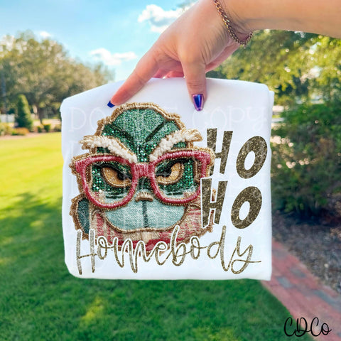 Ho Ho Homebody GG Faux Accents 10079 DTF