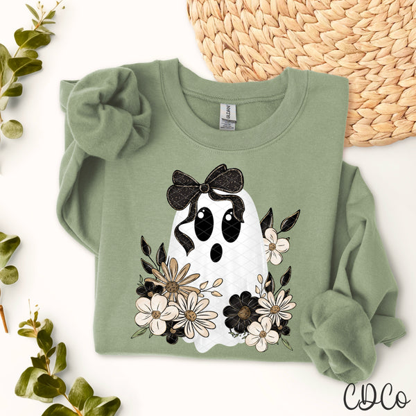 Floral Ghostie - 8730 DTF