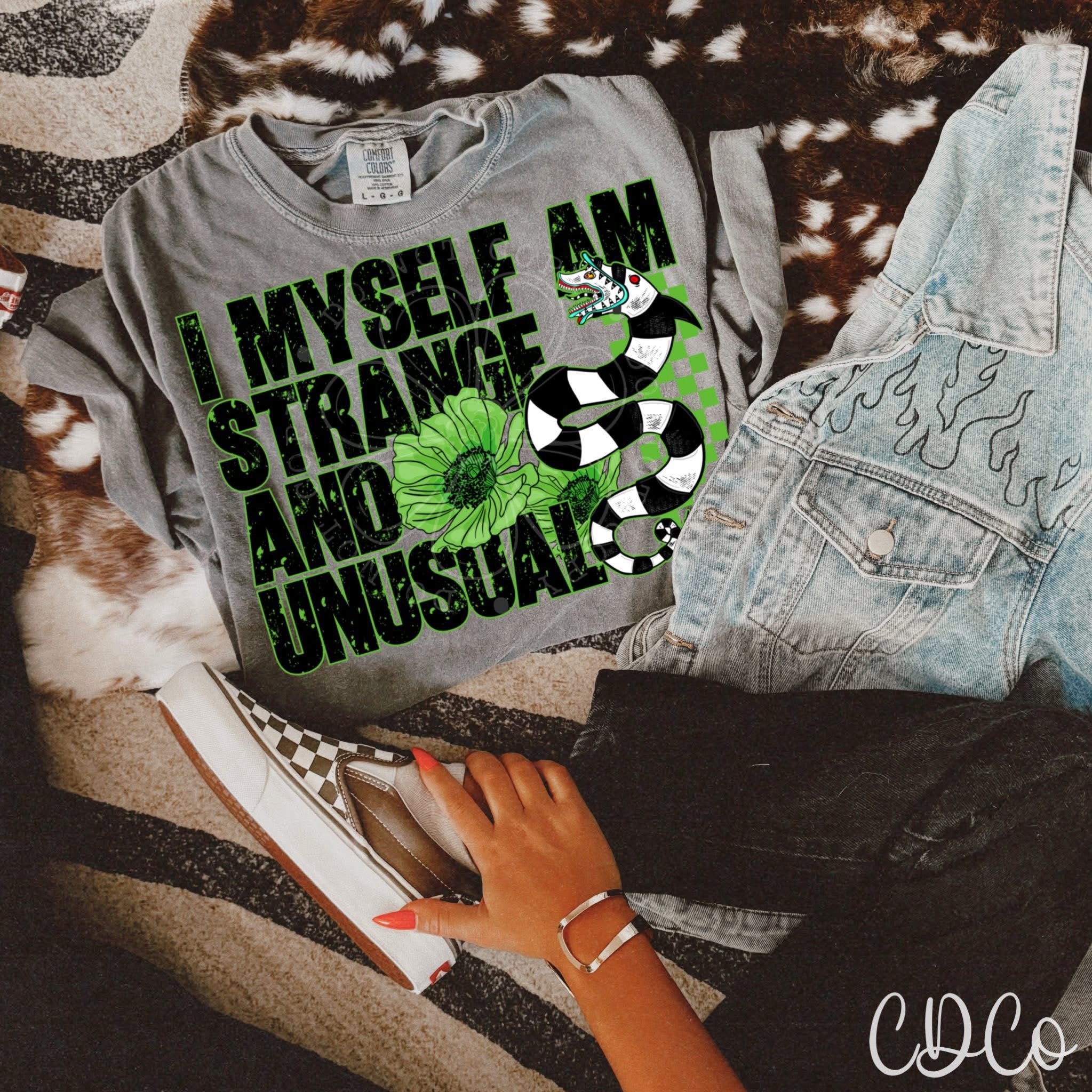I Myself Am Strange And Unusual 7296 DTF