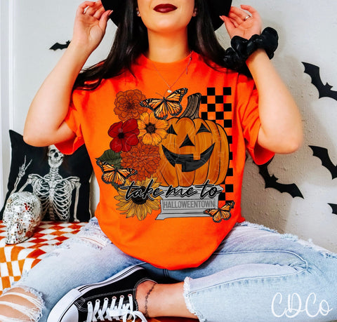 Take Me To Halloweentown 7298 DTF