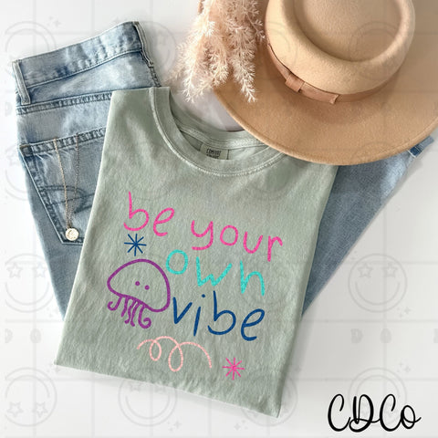 Be Your Own Vibe Scribble Kid Art 5095 DTF