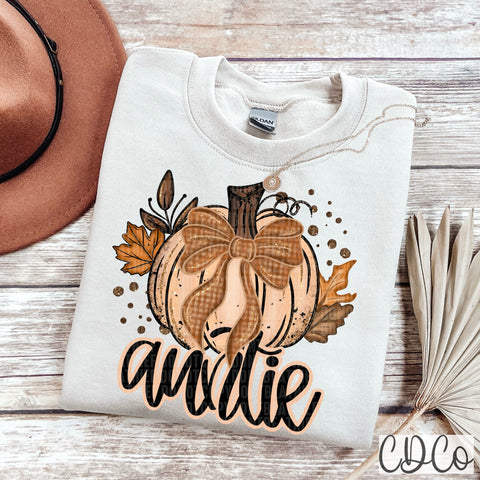 Fall Glitter Auntie  - 7364 DTF