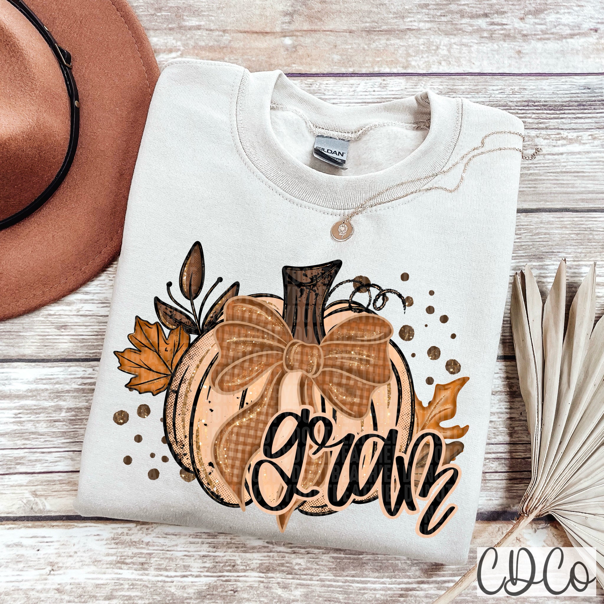 Fall Glitter Gram  - 7371 DTF