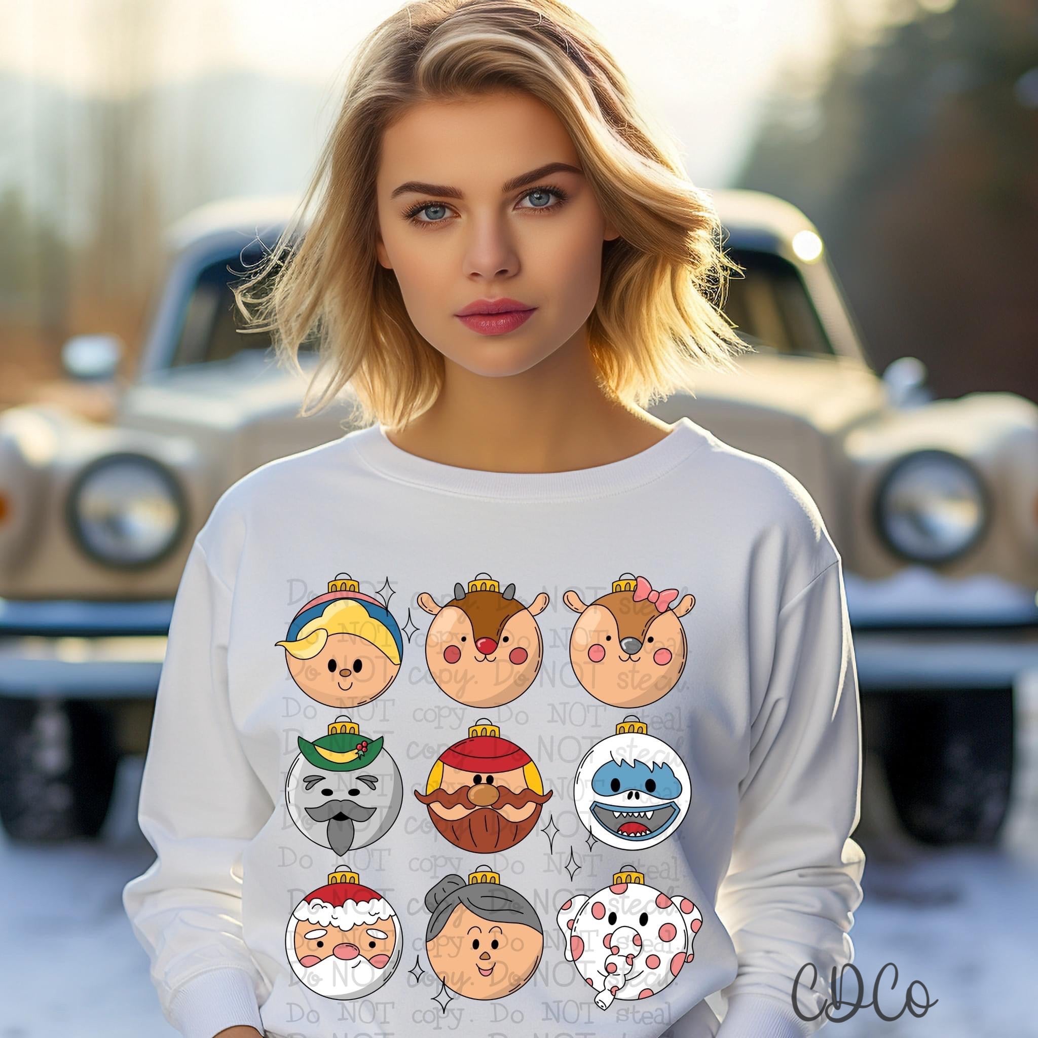 Rudolph Crew Ornaments DTF