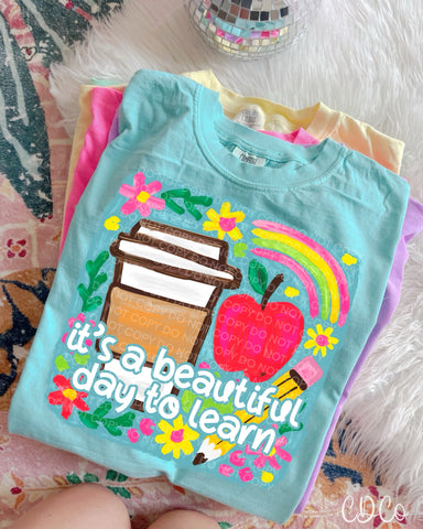 It's A Beautiful Day To Learn - 7386 DTF