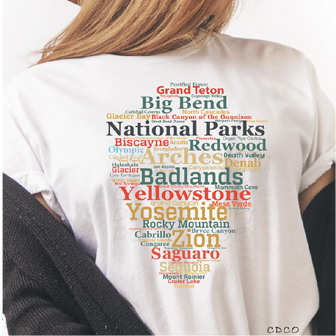 National Parks Arrowhead DTF (Adult size available in screen print)